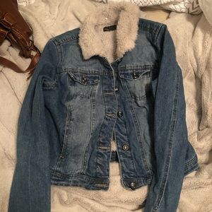 Sherpa jean jacket!